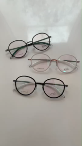 Polin V-603S กรอบแว่นเนื้อไทเทเนียม เบาทน ไร้สกรู ทรงสวยหรู