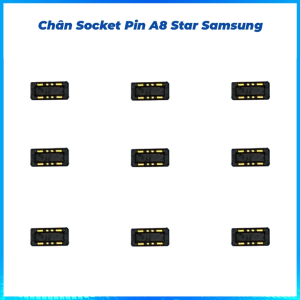 Chân socket pin trên main A8 star samsung