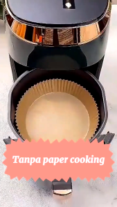 Kertas Air Fryer isi 50 Pcs Anti Lengket Sekali Pakai - Kertas Alas Airfryer