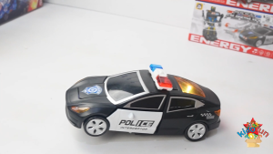 Mainan Mobil Polisi Bisa Berubah Robot Bump n Go ada Suara & Lampu