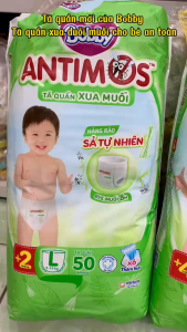 Tã quần Bobby  tã xua muỗi Bobby Antimos hàng rào sả tự nhiên bye muỗi 8h Tã quần bobby Antimos