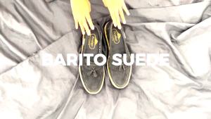 Prodigo * Sepatu Pria Barito Suede Black | Sepatu Formal | Casual | Terbaru