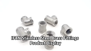 TEE SOK DRAT DALAM 1/2" atau 3/4" STAINLESS TRIPLE SOCK MONEL T SOK STENLIS