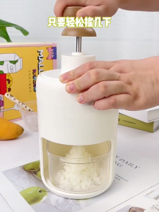 【NS】Mesin es serut manual mesin es rumah tangga kecil mesin smoothie mini Penghancur es yang digerakkan dengan tangan Mesin es kepingan salju