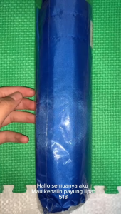 Payung Lipat 3 Otomatis Oto buka tutup Anti UV warna polos lapis silver kuat 518