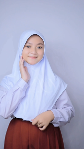 Kerudung Sekolah Anak SD, Jilbab Anak Sekolah Hamidah, Hijab Basic, dan Jersey Premium untuk Anak