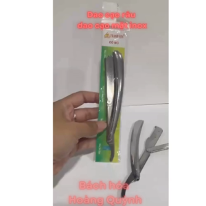 Dao cạo lông mặt- dao cạo râu cán inox BHHQ