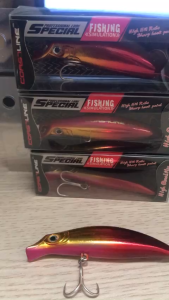 Mồi cá giả coastline kích thước 7.5cm - 7g lưỡi 3 tiêu Bkk - Mồi cá giả câu lure câu biển hồ lớn