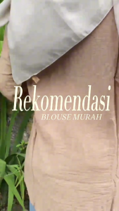 Tira Blouse Wanita Bahan Poli Linen & Ruffle Korean Style Lengan Panjang Terbaru 2024