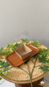 Paper Tray Corn dog/Tray Sosis /Tray Hotang / Yakitory 16x5x4 Kraft isi 50 Pcs