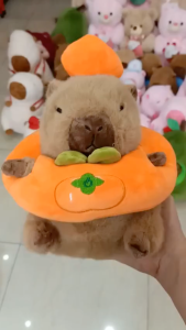 Thú nhồi bông capybara đeo phao đáng yêu - Size từ 25cm đến 35cm - Móc khoá gấu bông Capybara.