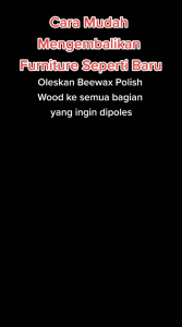 BEEWAX Pengkilat Pengkilap Kayu Pelindung Furniture Food Grade Cream Polish