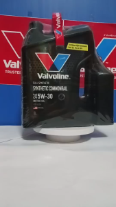 Valvoline Synthetic Motor Oil 5W-30 วาโวลีน ซินเธติก มอร์เซลจำกัด 5W-30 (กดเลือกปริมา่ณ 6 ลิตร / 7 ลิตร) น้ำมันเครื่องสำคัญ 100%