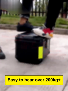 Motor Top Box Motorcycle Box 45L 36L 35L ABS Material Motorcycle With Base Plate Top Box For Motorcycle
