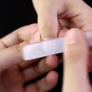 KIKIR KUKU KACA Kristal Glass Nail Shiner Polish alat asah kuku Kikir Kilap Transparant