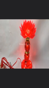 Lampu Altar Lampu Teratai Led Merah Full Dekorasi Lampu Sembahyang LED Yenpao Teratai Merah