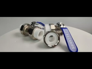 Brass PPR Double Union Ball Valve Shut Off Switch DN20 DN25 DN32