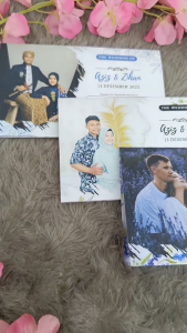 (50 PCS) Undangan Pernikahan Lipat LA D