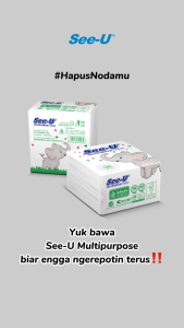 1 Pack Tisu Kotak Meja Makan See U 1 Ply 150 Sheets | See U Multipurpose | Moencul