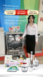 Máy Rửa Chén Độc Lập 13 Bộ Bosch HMH.SMS4HAW48E Series 4 Home Connect Chính Hãng - Bảo Hành 36 Tháng - Miễn Phí Vận Chuyển & Lắp Đặt
