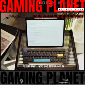 XINMENG C68 คีย์บอร์ดไร้สาย Ultra-slim Wireless Mechanical Keyboard สวิชิโอที่ไม่มีโครงสร้าง ความสวยงามสวิตซ์เงียบ