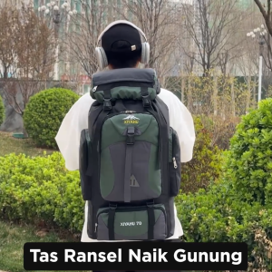 Techdoo Tas Hiking Camping Gunung Tas Carrier Camping Outdoor Backpack 60L TR119