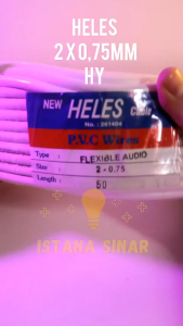 Kabel Listrik HY Heles 2 x 0.75: Pemilihan & Penggunaan yang Tepat