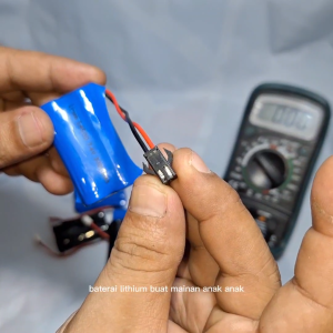 Baterai Mainan RC Mainan Anak Li-ion 14500 7.4V 3000mAh Soket HITAM Soket Puih XH PH MerahLosi