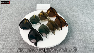 Kính Mát Nam Nữ GM2 Full Box Sang Chảnh - Tròng Polarized Ngăn Tia UV400 - Kèm Khăn Và Nước Lau Kính - Bảo Hành 12 Tháng