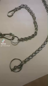 xích chó cỡ L phù hợp cho chó 15kg-30kg INOX KHÔNG RỈ BỀN CHẮC