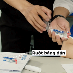 Băng keo dán 2 mặt SpinEco thương hiệu Nhật Bản PLUS độ dính cao có ruột thay thế