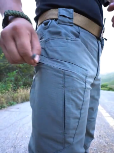 Multi Pockets Summer Thin Outdoor Camping Trekking Hiking Waterproof Quick Dry Stretchable Trousers Cargo Pants