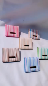 VIONY Wallet Card Free Stiker - Dompet Wanita Terbaru - Dompet Lipat Premium Leather