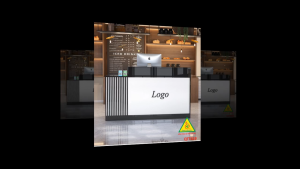 QUẦY LỄ TÂN QUẦY TIẾP TÂN QUẦY TÍNH TIỀN QUẦY THU NGÂN QTT419- Nội thất lắp ráp Viễn Đông Adv