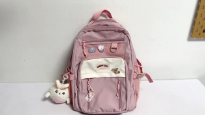 Korean Aesthetic Backpack Student School Bag For Women Waterproof Large Capacity School Bagpack