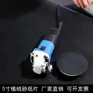 Pad Amplas Tangan Mesin Gurinda Tangan Pad Velcro Paket Lengkap Tatakan Amplas Bulat 4 Inch