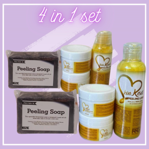 50ml/100ml SR Peeling Lotion + 10g SBC + 10g MC + Premium Charcoal Peeling Soap with Niacinamide