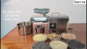 Máy ép dầu thực vật NÓNG - LẠNH dùng cho gia đình quán ăn. Thương hiệu Anh Quốc cao cấp Aosida