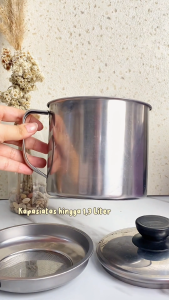 FOREVER - Oil Pot Penyaring Minyak Wadah Minyak 1.3 Liter Bahan Stainless