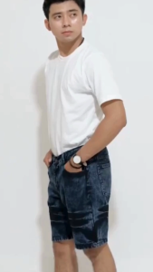 Celana Pendek Jeans Pria Broadshort / Celana Pendek Jeans Pria Slimfit Kekinian