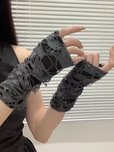 Sarung Tangan Wanita: Hand Guards Knitted Mesh & Aksesoris Fashion Cosplay