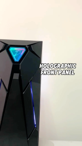 Armaggeddon Tron Holo 5 ATX PC RGB Gaming Case | Holographic Front Panel Design