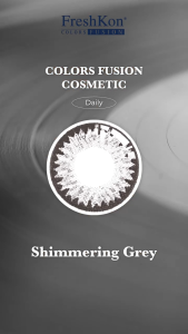 Freshkon Colors Fusion Shimmering Grey 5 Pasang Daily Softlens Warna Harian