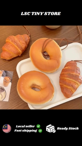 TOYS Bakeware Bites Collection - Squeezable Bread Car Charm & Photography Prop - Local Seller Ready Stock