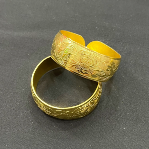 fashion jewele ข้อมือชุดไทยล้านนา กำไลข้อมือผู้ใหญ่ กำไลภาคเหนือ สีรมดำ ทอง เงิน พร้อมส่ง