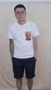 Patgang Kaos Distro Pria / Kaos T-Shirt GT3 ( Foil Gold )