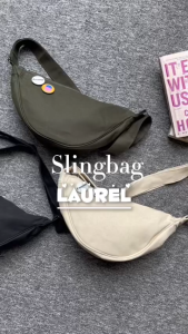 Tas slempang pria kekinian terlaris Pushop model Laurel termurah Multifungsi