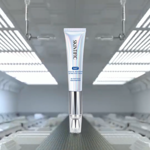 SKINTIFIC 360° Crystal Massager Lifting Eye Cream Eye Serum Removes Fine Lines Dark Circles With Niacinamide Caffeine