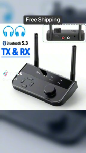 COD VIKEFON Bluetooth Adaptor 5.3 Audio Receiver Transmitter Wireless 10m - B39 / Bluetooth Adaptor 5.3 Audio Receiver Transmitter Wireless 10m