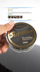 Senar Pancing SUPREME SUPERIOR 150M / Senar Pancing Kuat dan Cepat Tenggelam Ukuran Senar Pancing 0.15Mm Hingga 0.30Mm Senar Pancing Untuk Pemancing Profesional - Lazada